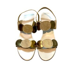 Munro solar sandal women's size 8 Elegant Gold Women's Sandals EUC slip on